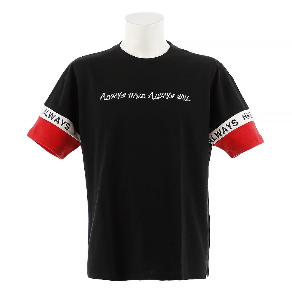  tシャツ　メンズ 半袖　BLOCK SLEEVE Tシャツ 197063 BLK
