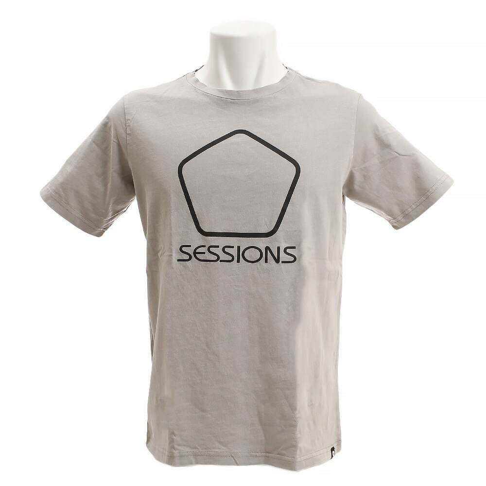  【多少の傷汚れありの為大奉仕】tシャツ メンズ 半袖 SHAPE OF THE LOGO Tシャツ 197065 GRY