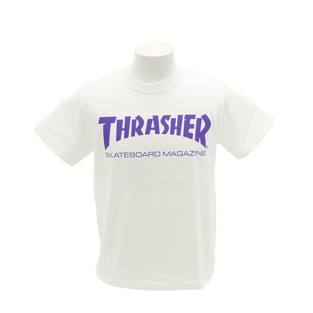  Tシャツ メンズ 半袖 ロゴ TH8101WH/PPL オンライン価格