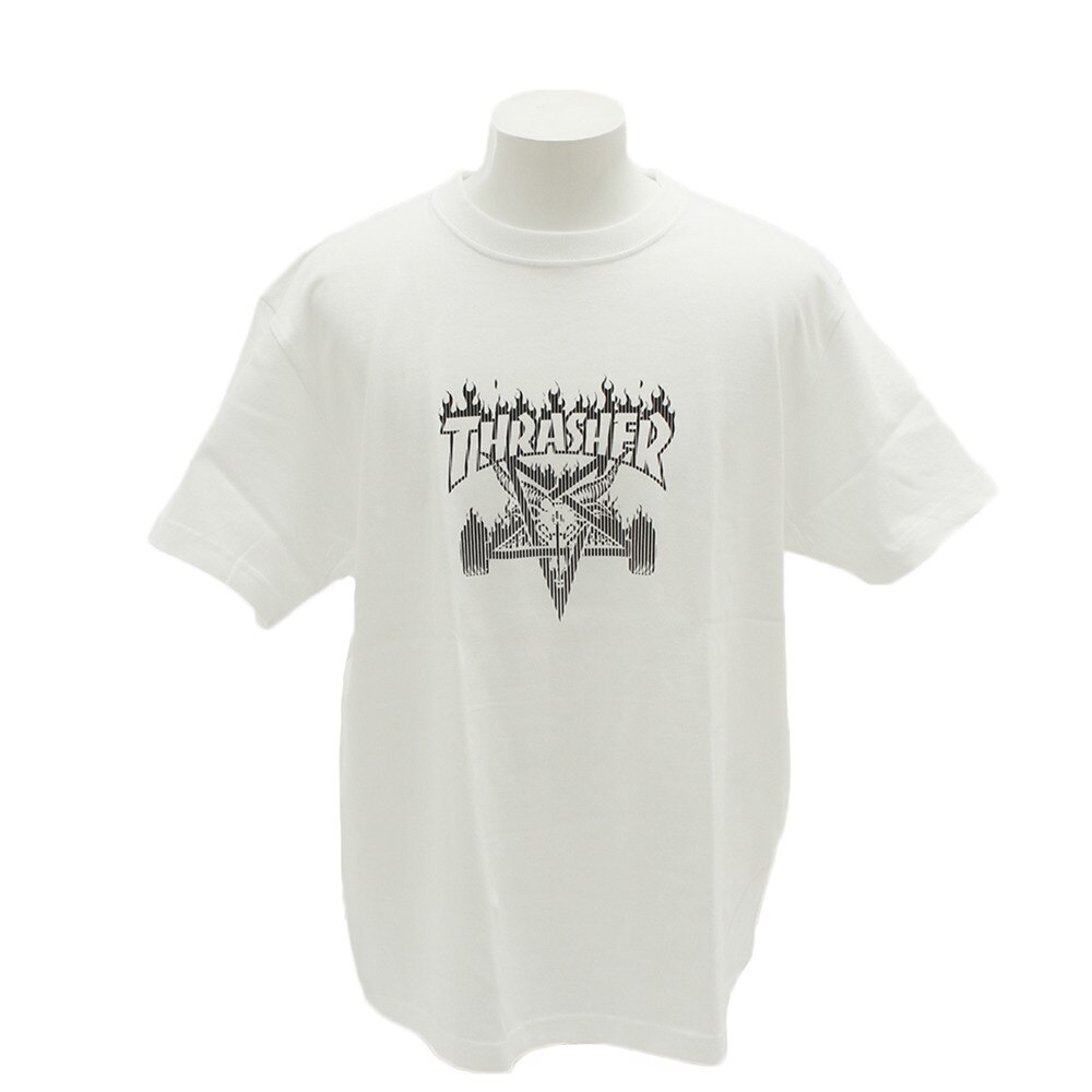  Tシャツ メンズ 半袖 SKATE GOAT TH91227WH オンライン価格