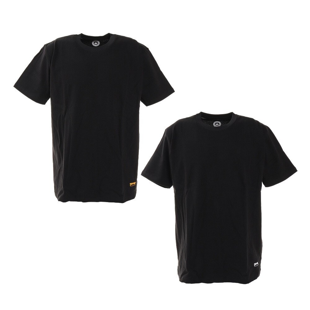  tシャツ メンズ 半袖 Tシャツ 2枚組 THTY-PSST01BK オンライン価格