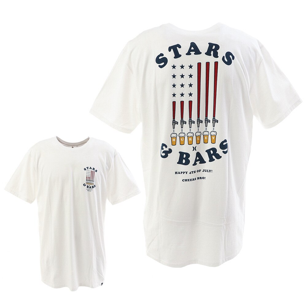  【多少の傷汚れありの為大奉仕】Tシャツ 半袖 PRM STARS&BARS SIS BV0883-100