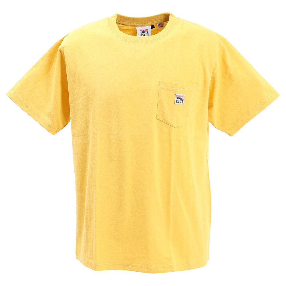  【多少の傷汚れありの為大奉仕】Tシャツ 半袖 ポケットTシャツ 9523100-43YEL オンライン価格
