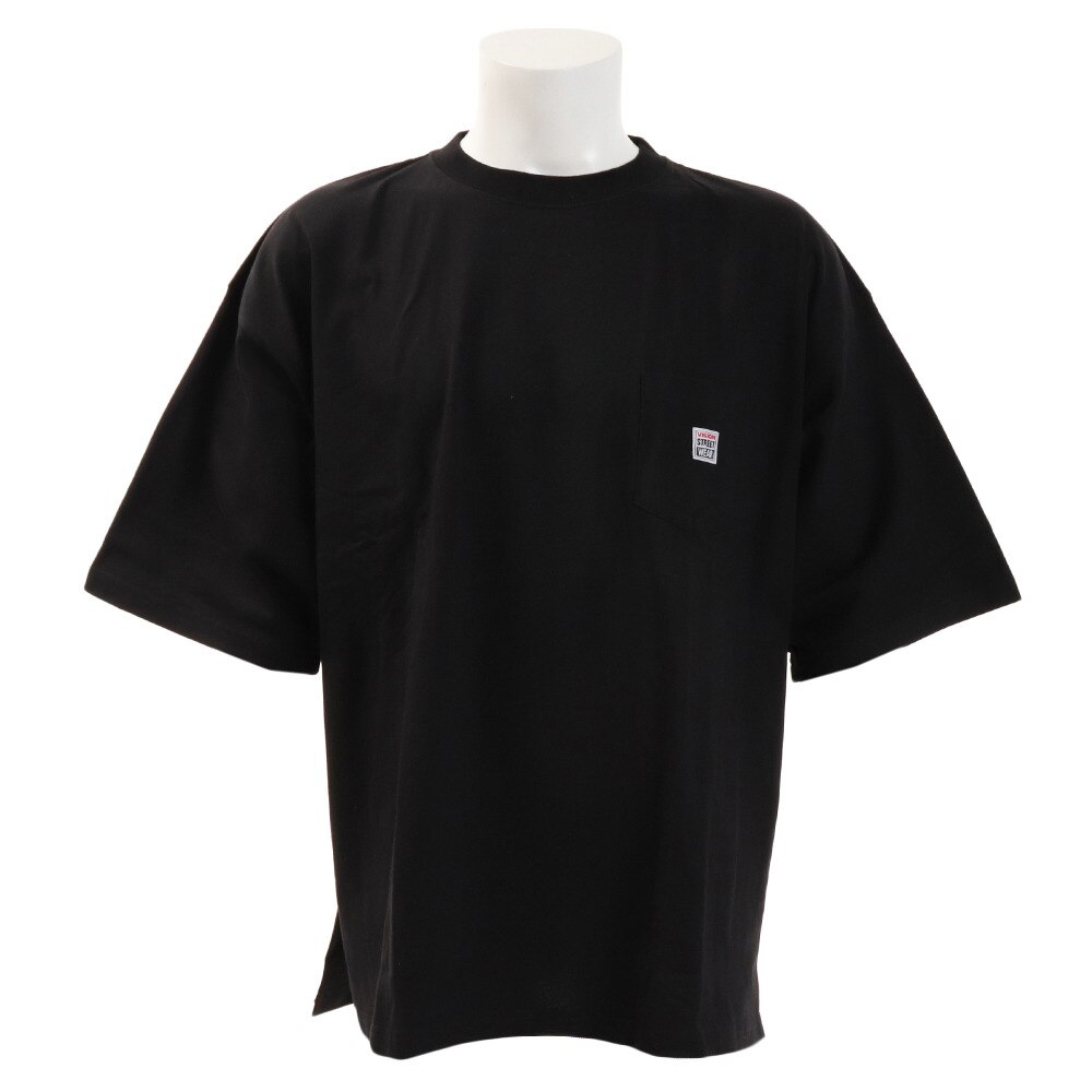  Tシャツ 半袖 胸ポケット付き BIG 9523117-01BLK オンライン価格