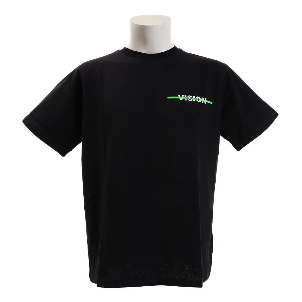  Tシャツ 半袖 ボタニカルバックプリントTシャツ 9523134-01BLK
