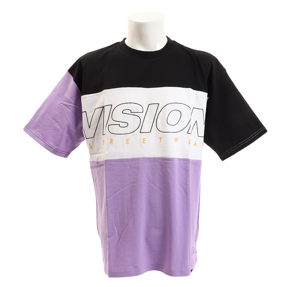  Tシャツ 半袖 切替BIGTシャツ 9523140-01BLK 