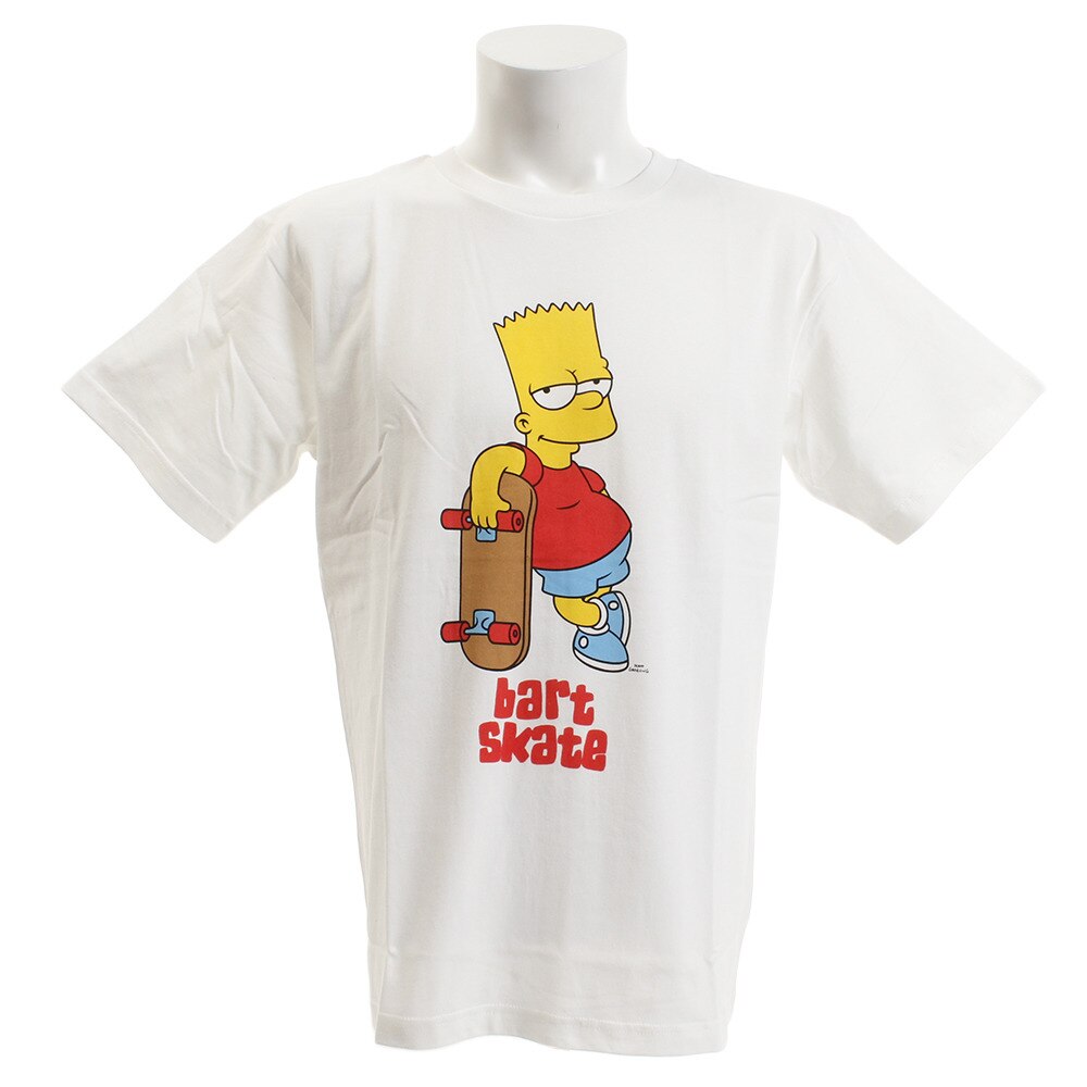  【多少の傷汚れありの為大奉仕】Tシャツ メンズ 半袖 SIMPSONS1 sl2019050001-WHT