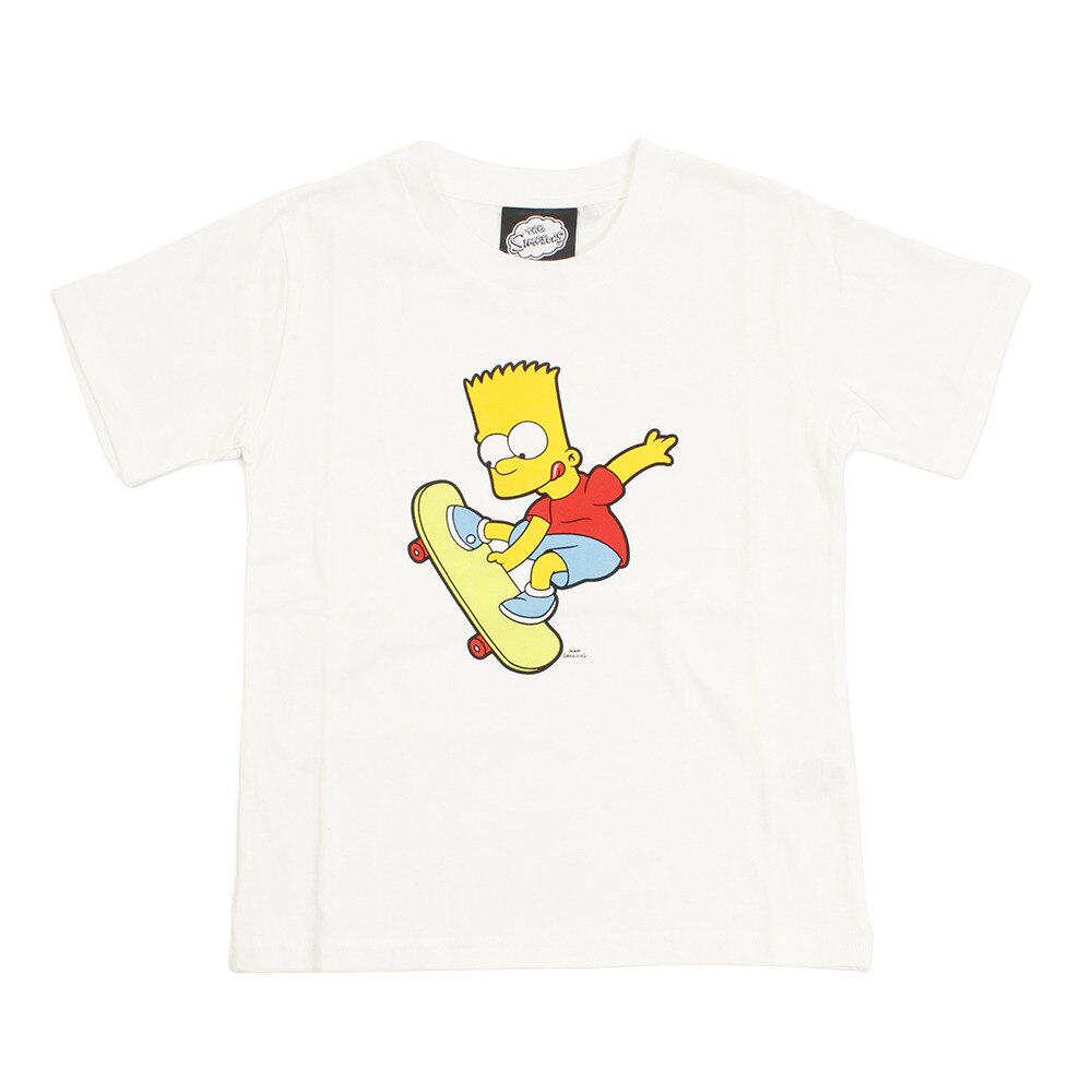  【多少の傷汚れありの為大奉仕】tシャツ メンズ 半袖 SIMPSONS4 Tシャツ sl2019050004-WHT