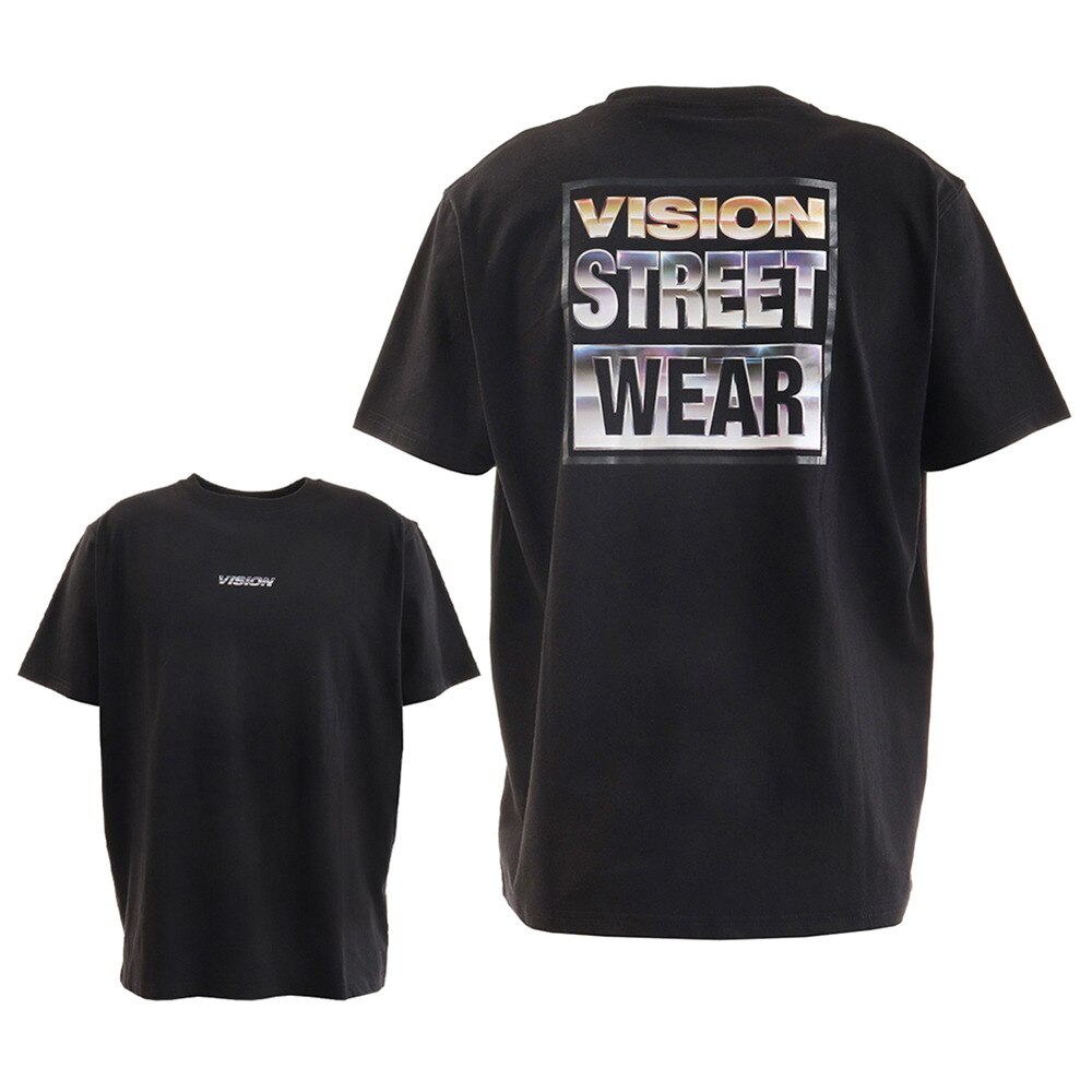  Tシャツ 半袖 メタリックマグロゴ Tシャツ 9523163-01BLK
