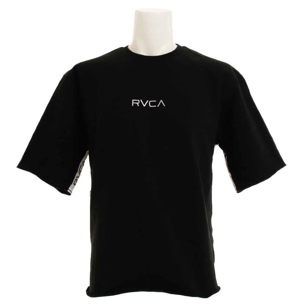 Tシャツ 半袖 SMALL RVCA CREW Tシャツ AJ041003 BLK オンライン価格画像
