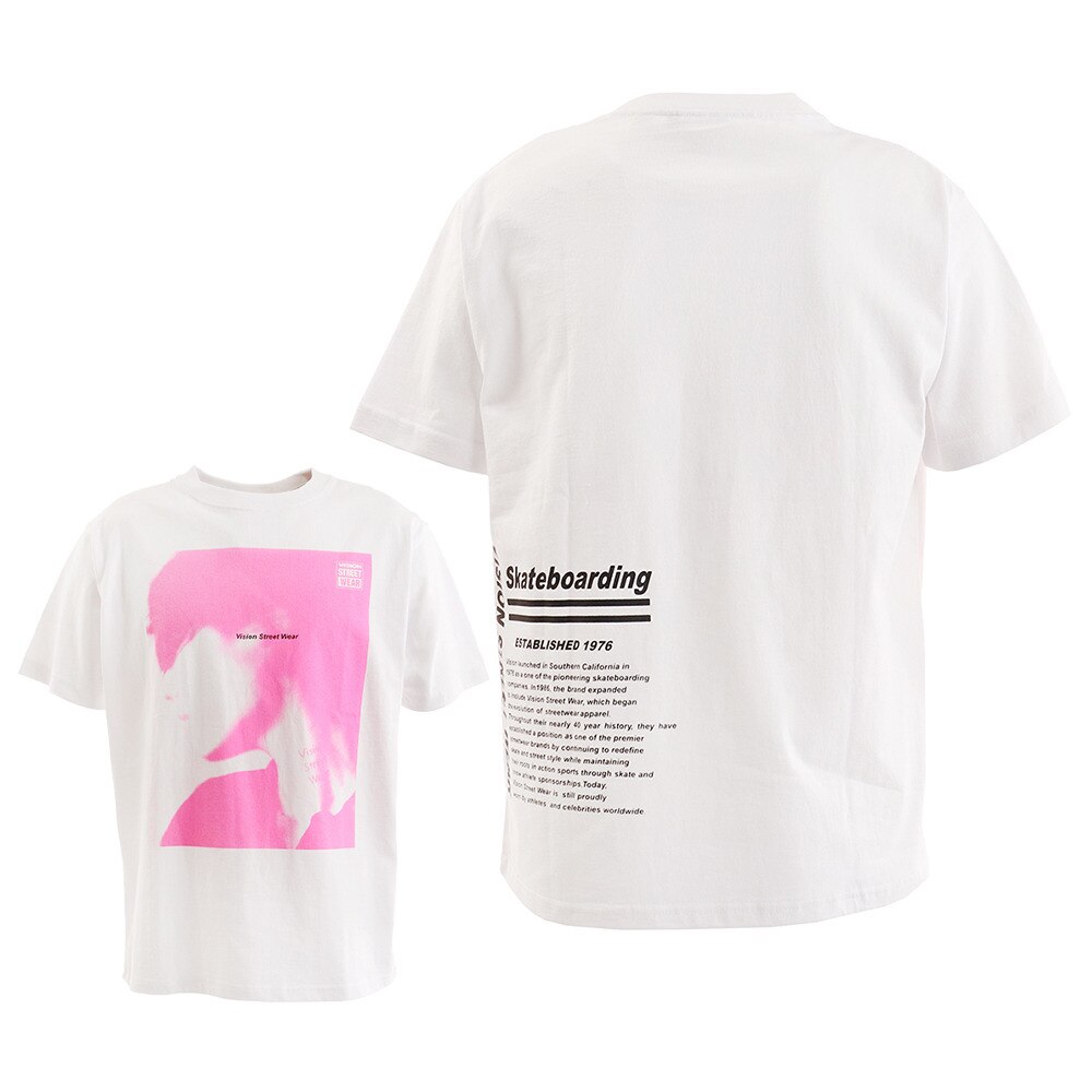  【多少の傷汚れありの為大奉仕】ロゴフォト Tシャツ 9523171-15PNK 