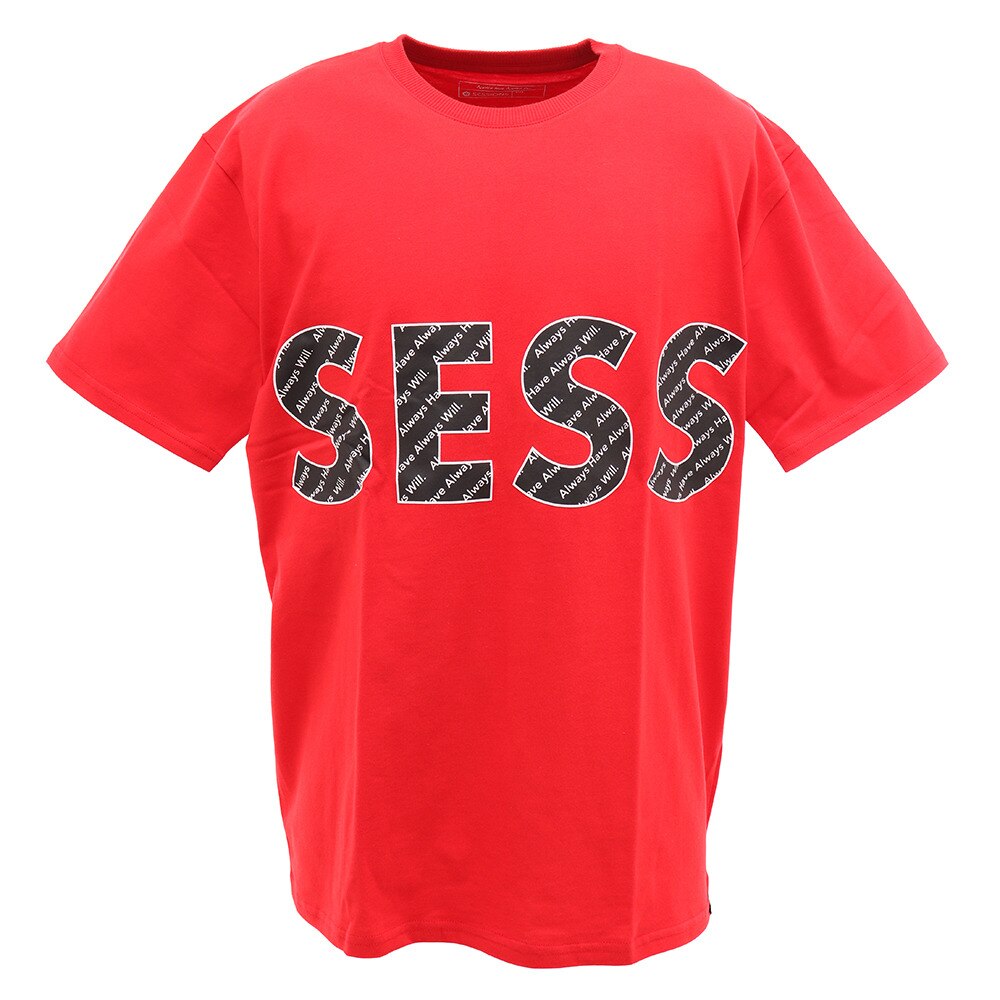 Tシャツ メンズ 半袖 BIG TYPO ロゴ 207110 RED オンライン価格