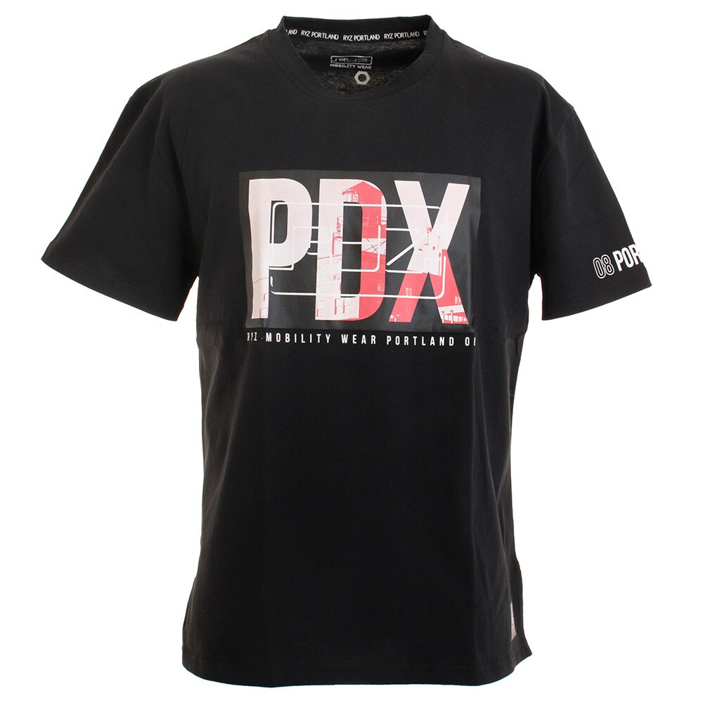  Tシャツ メンズ 半袖 CITY OF ROSES PDX 869R0CD3203 BLK オンライン価格