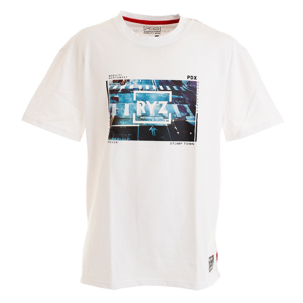  Tシャツ メンズ 半袖 RYZ PHOTO Tシャツ 869R0CD3207 WHT オンライン価格