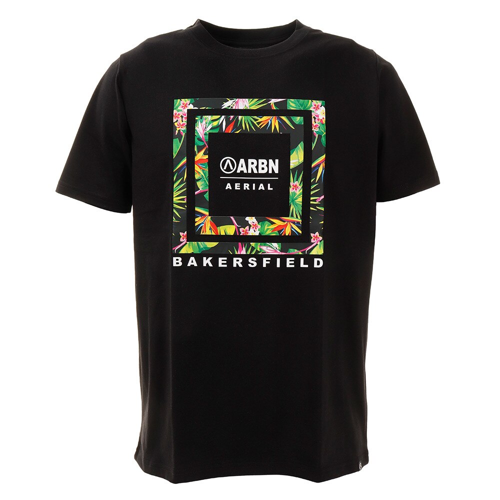  Tシャツ メンズ 半袖 ボックスグラフィック ABO9AW1285 BLK オンライン価格