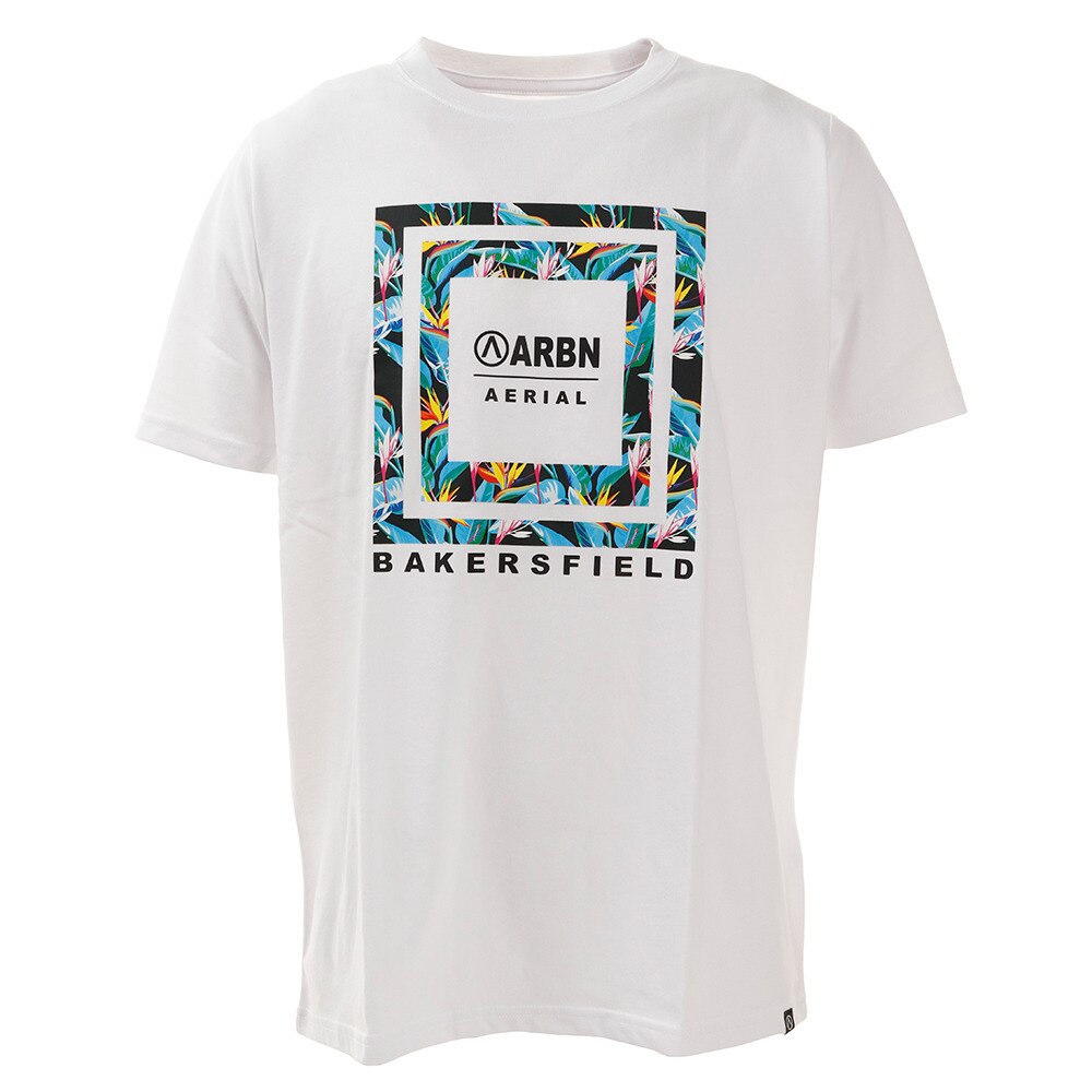  Tシャツ メンズ 半袖 ボックスグラフィック Tシャツ ABO9AW1285 WT/GR オンライン価格