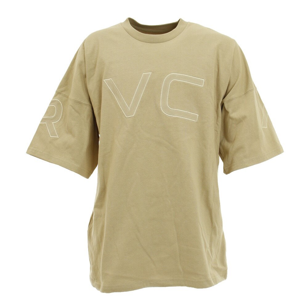  FAKE RVCA 半袖Tシャツ BA041254 TAN オンライン価格