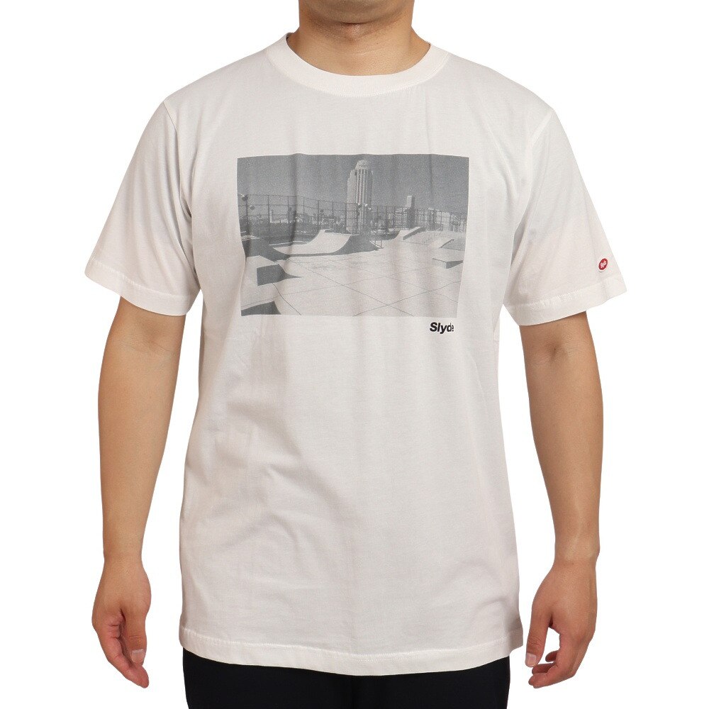 スライド（SLYDE）（メンズ）Tシャツ メンズ 半袖 PHOTO sl202005135-WHT カットソー スポーツ用品はスーパースポーツゼビオ