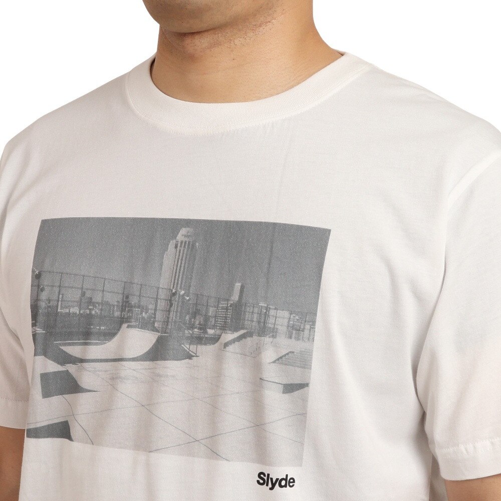 スライド｜スライド（SLYDE）（メンズ）Tシャツ メンズ 半袖 PHOTO sl202005135-WHT カットソー  マリン、ウィンタースポーツ用品はヴィクトリア