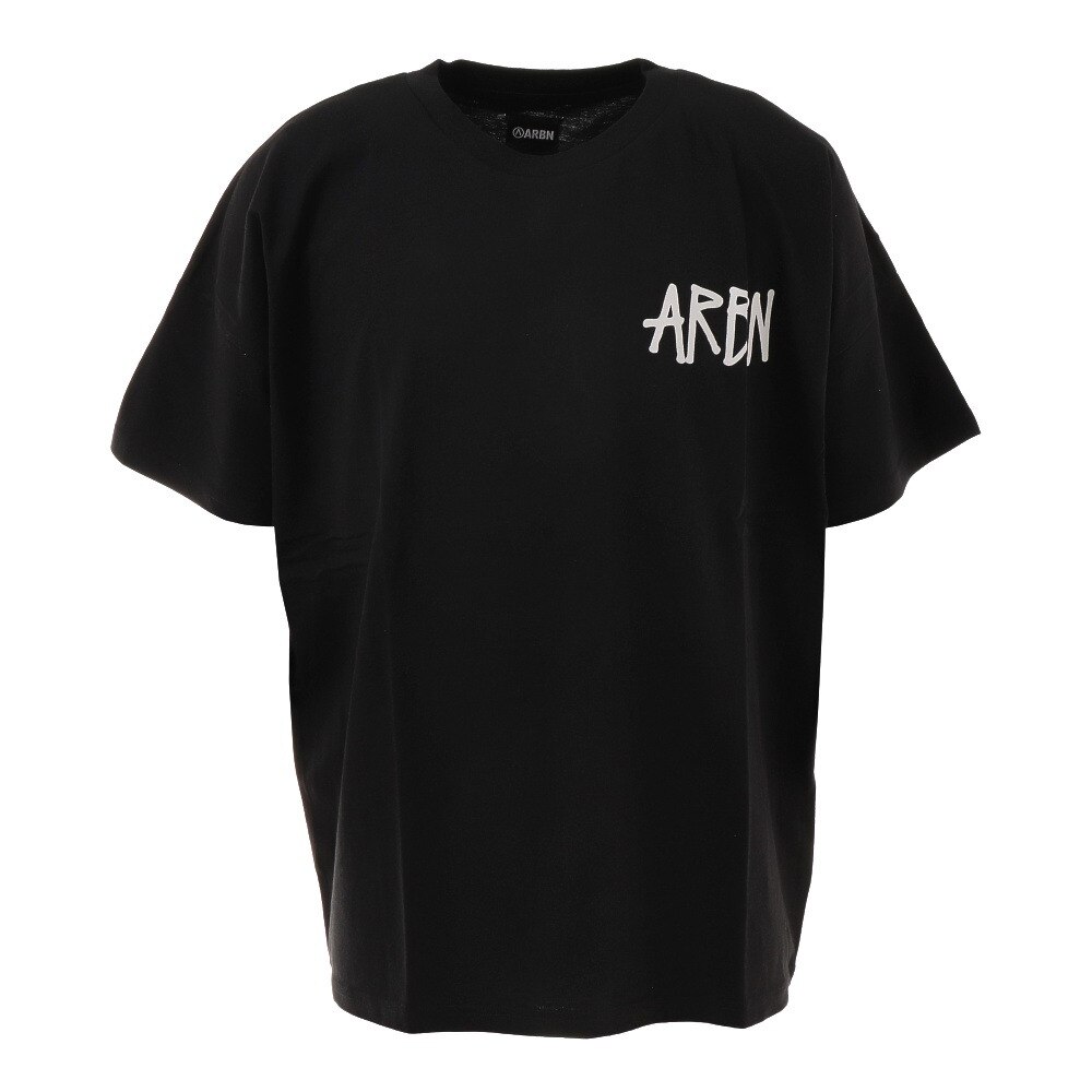  バックプリントTシャツ SSAIRB-O003BLK/WHT