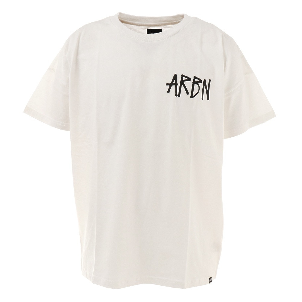  バックプリントTシャツ SSAIRB-O003WHT/BLK