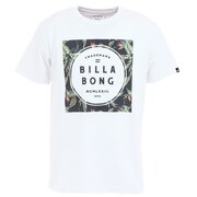 ビラボン（BILLABONG）（メンズ）Tシャツ メンズ 半袖 SQUARE LOGO BB011-202 WHT カットソー