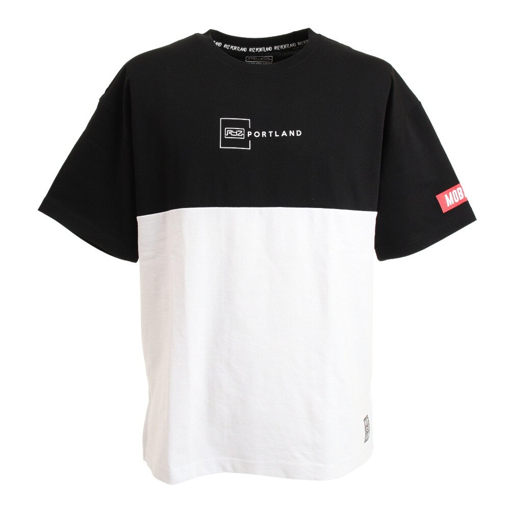  50/50 BIG Tシャツ 869R1EG6257 BLK/WHT