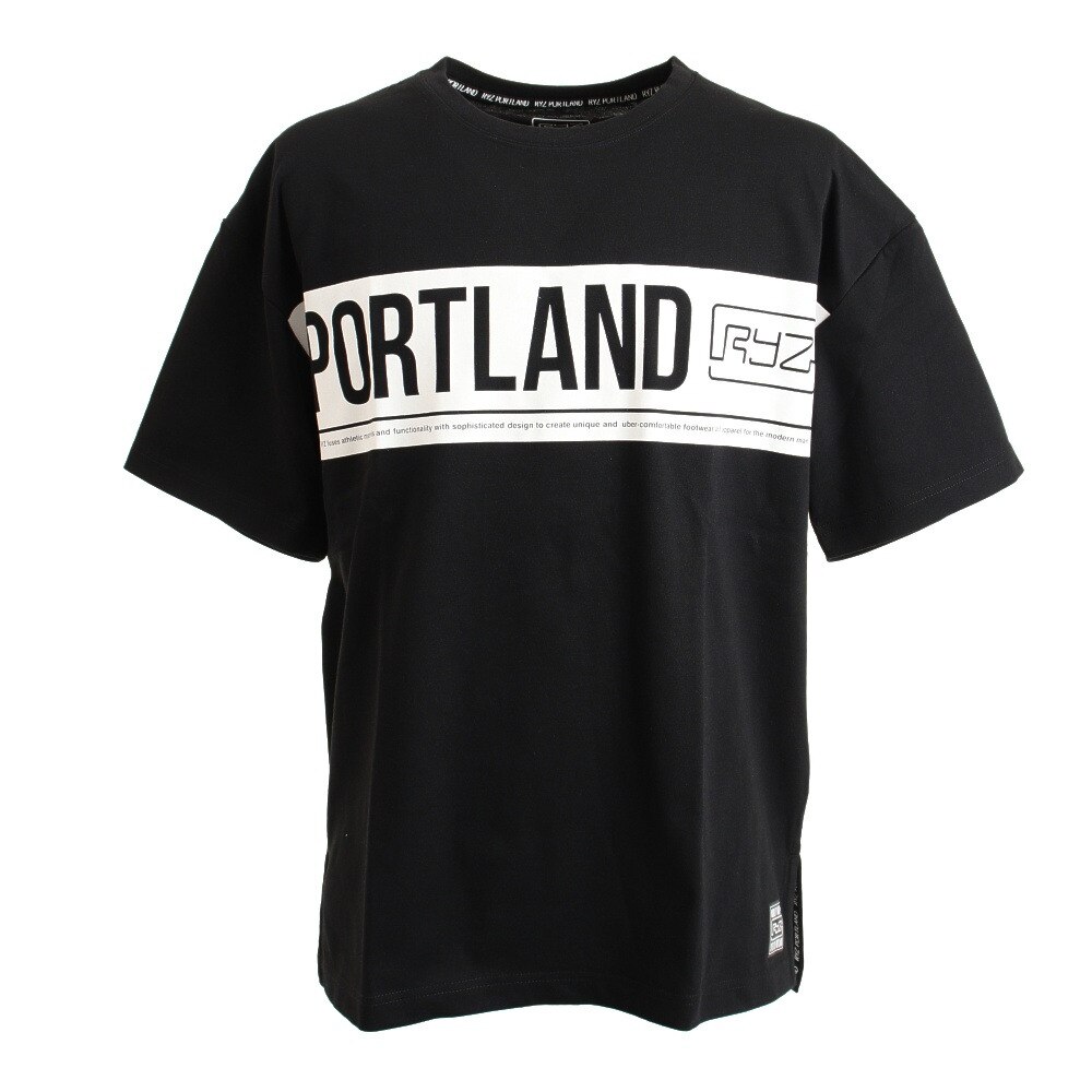  PORTLAND PANEL BIG Tシャツ 869R1EG6259 BLK