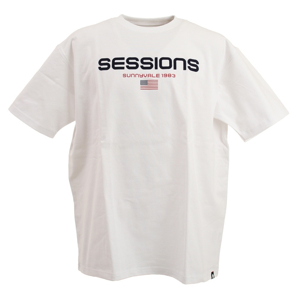 セッションズ（SESSIONS）（メンズ）MID90 半袖Tシャツ 217168 WHT