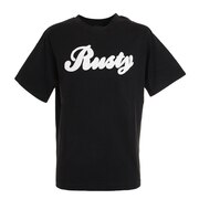 ラスティ（RUSTY）（メンズ）tシャツ メンズ 半袖 ニコチャン Tシャツ 910513BLK