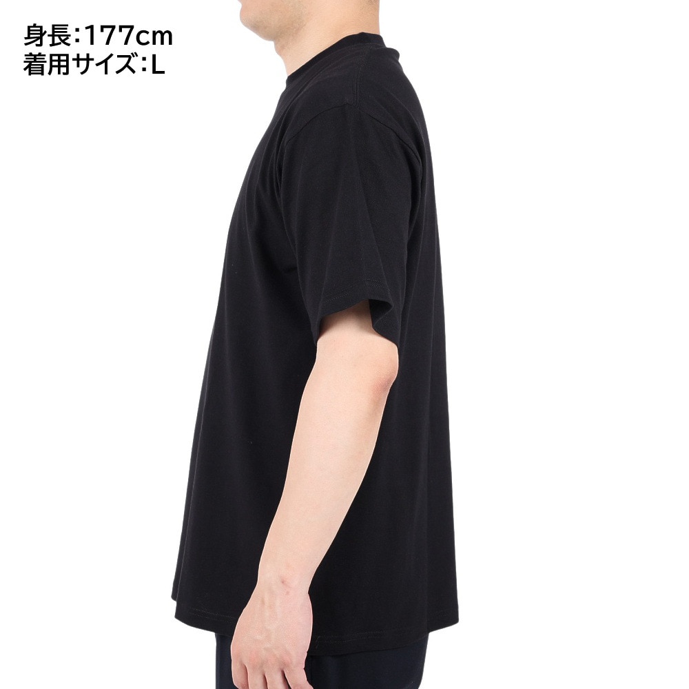 スライド（SLYDE）（メンズ）Tシャツ メンズ 半袖 ショートスリーブ SL-ALL-001-BLK カットソー