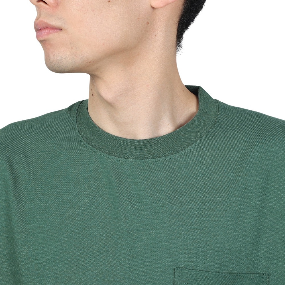 スライド（SLYDE）（メンズ）Tシャツ メンズ 半袖 ショートスリーブ ポケット SL-ALL-002-GRN カットソー