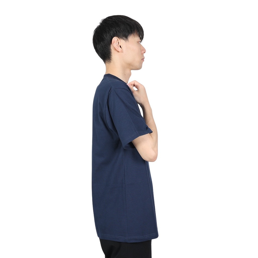 スライド（SLYDE）（メンズ）Tシャツ メンズ 半袖 ショートスリーブ ポケット SL-ALL-002-NVY カットソー