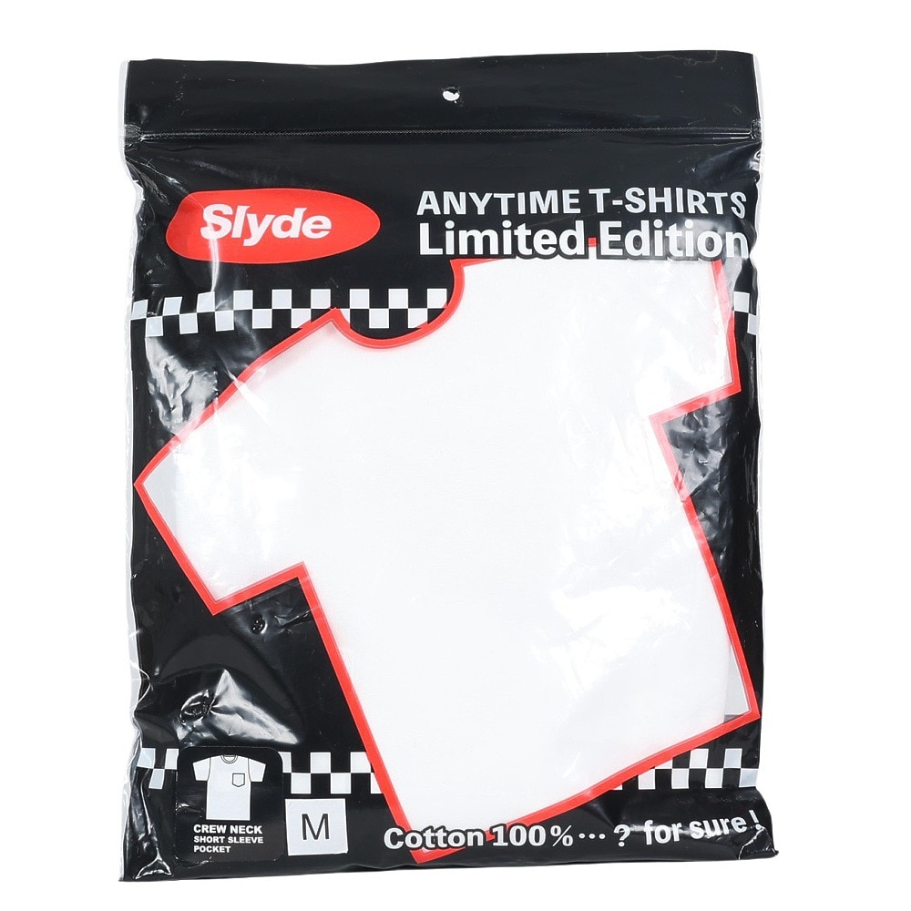 スライド（SLYDE）（メンズ）Tシャツ メンズ 半袖 ショートスリーブ ポケット SL-ALL-002-WHT カットソー