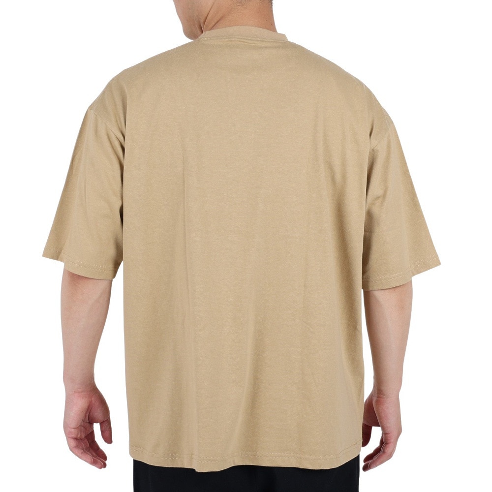 スライド（SLYDE）（メンズ）Tシャツ メンズ 半袖 ビッグ ショートスリーブ ポケット SL-ALL-005-BEG カットソー