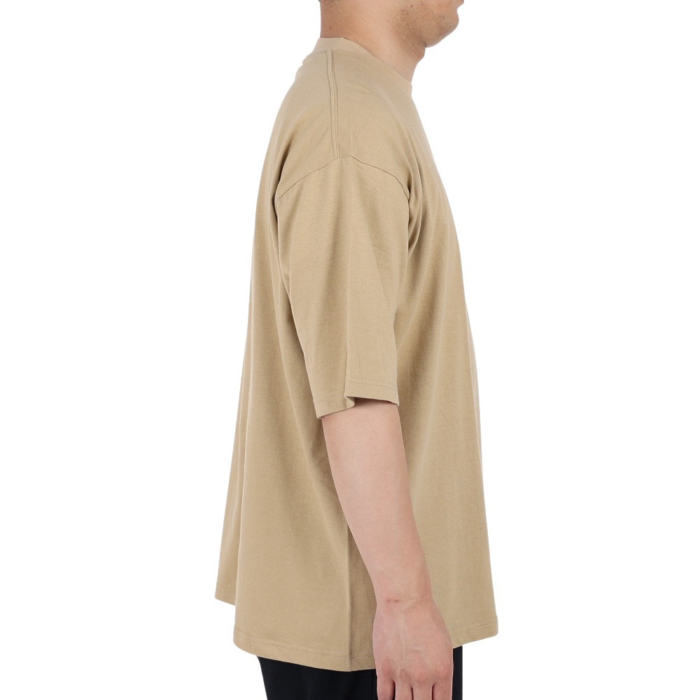 スライド（SLYDE）（メンズ）Tシャツ メンズ 半袖 ビッグ ショートスリーブ ポケット SL-ALL-005-BEG カットソー