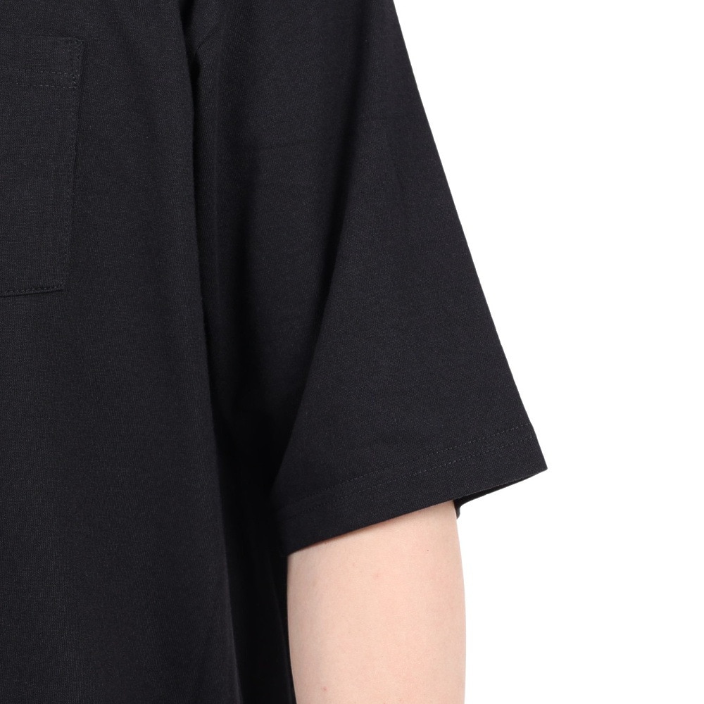 スライド（SLYDE）（メンズ）Tシャツ メンズ 半袖 ビッグ ショートスリーブ ポケット SL-ALL-005-BLK カットソー