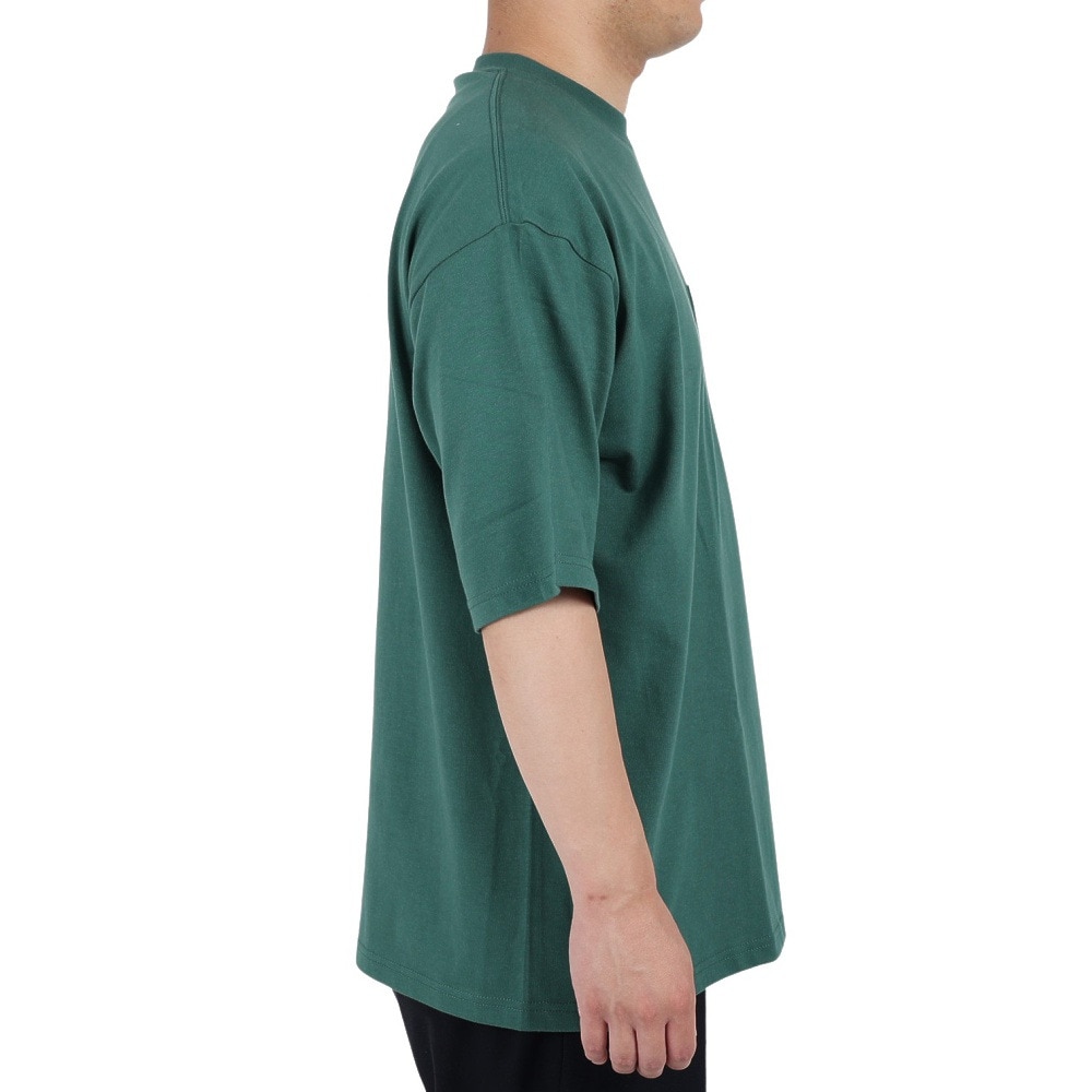 スライド（SLYDE）（メンズ）Tシャツ メンズ 半袖 ビッグ ショートスリーブ ポケット SL-ALL-005-GRN カットソー
