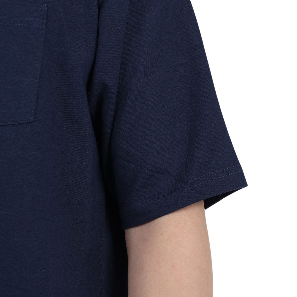 スライド（SLYDE）（メンズ）Tシャツ メンズ 半袖 ビッグ ショートスリーブ ポケット SL-ALL-005-NVY カットソー