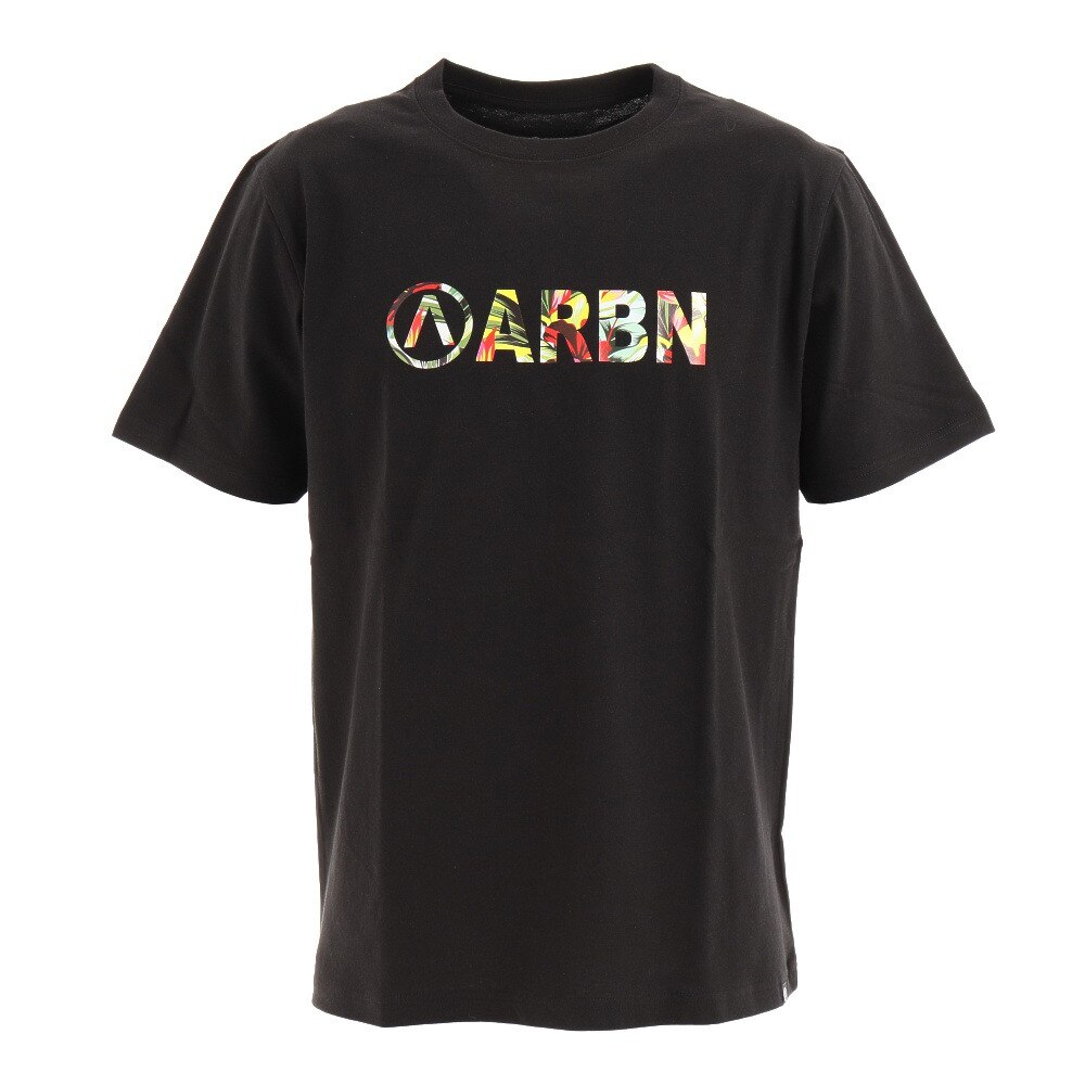  ボタニカルロゴTシャツ ARBN21-1001-BLK