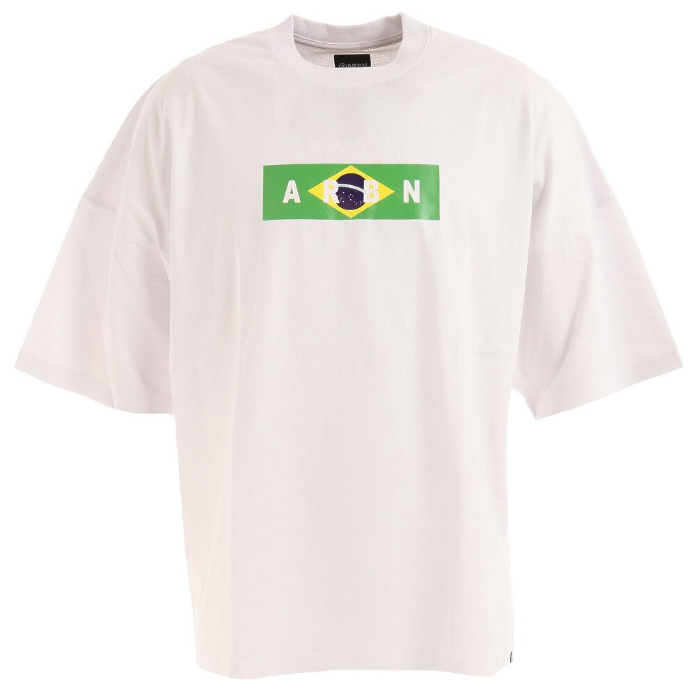  ブラジル FLAG Tシャツ ARBN21-1005-B-WHT