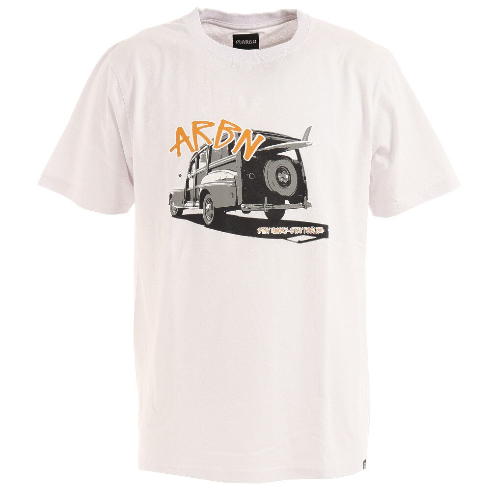  CAR PRINT Tシャツ ARBN21-1008-WHT