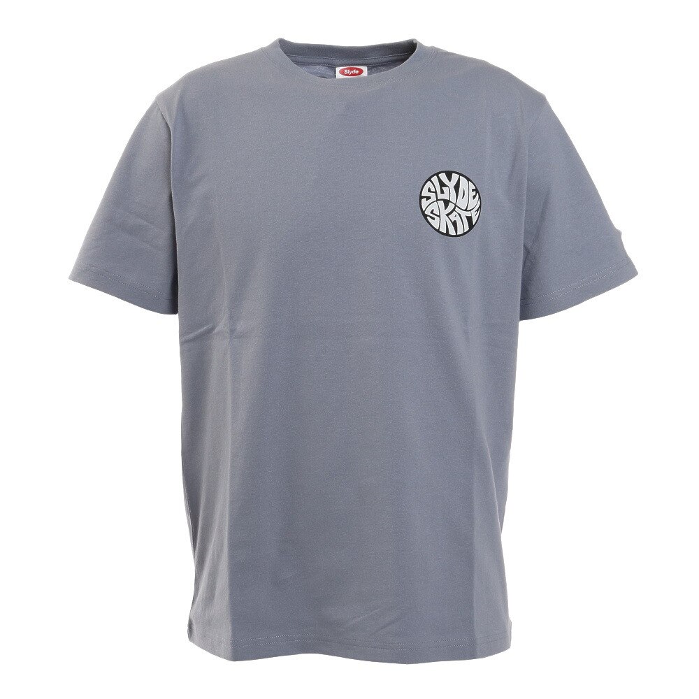 CIRCLE ロゴ半袖Tシャツ sl2021ss002-SAX