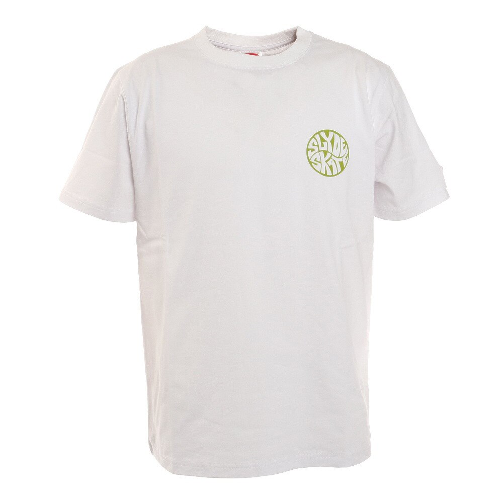  CIRCLE ロゴ半袖Tシャツ sl2021ss002-WH/GN