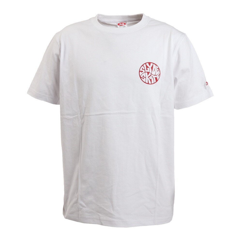  CIRCLE ロゴ半袖Tシャツ sl2021ss002-WH/RD