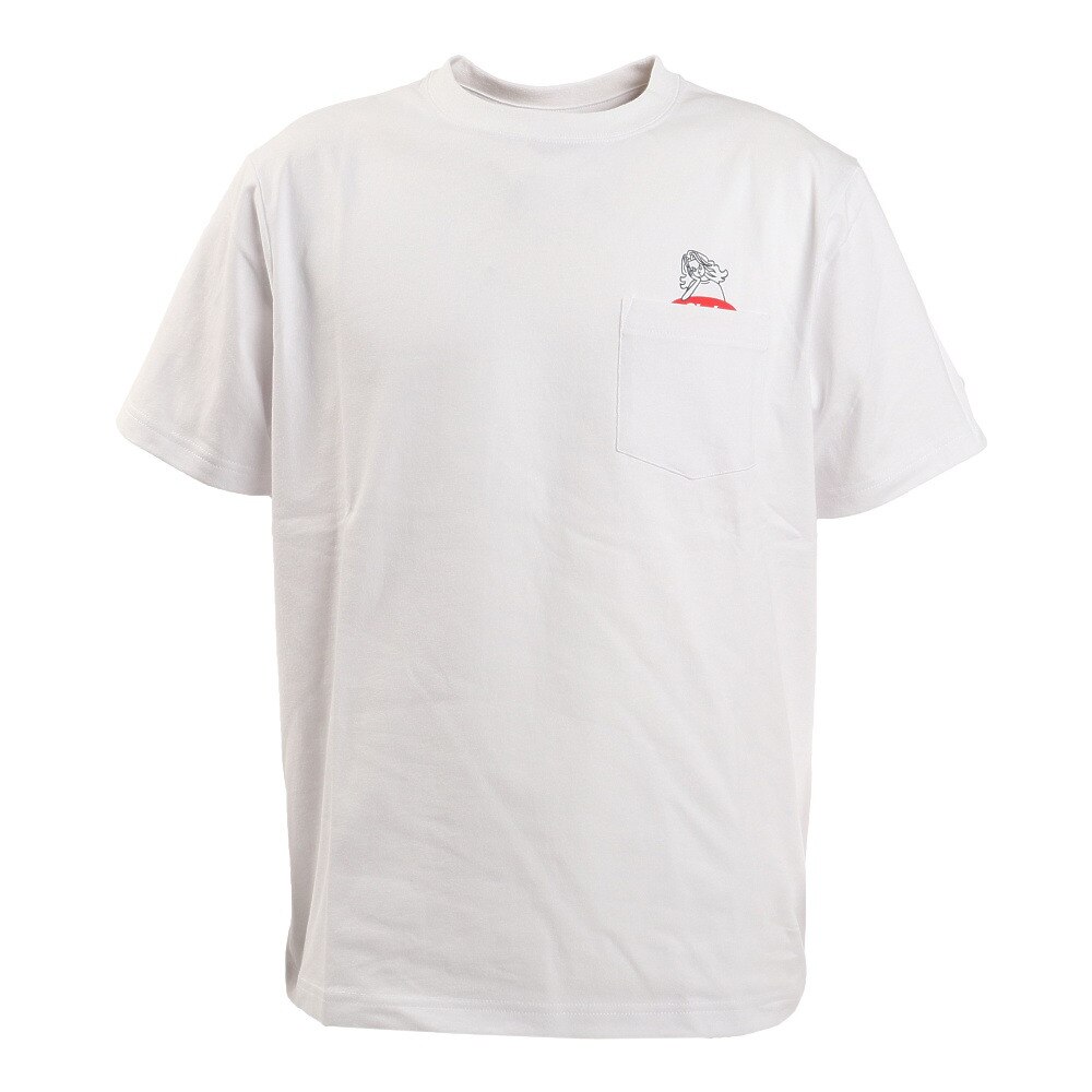  TAKEUCHI ATSUSHI 半袖Tシャツ GO SURF sl2021ss011-b-WHT