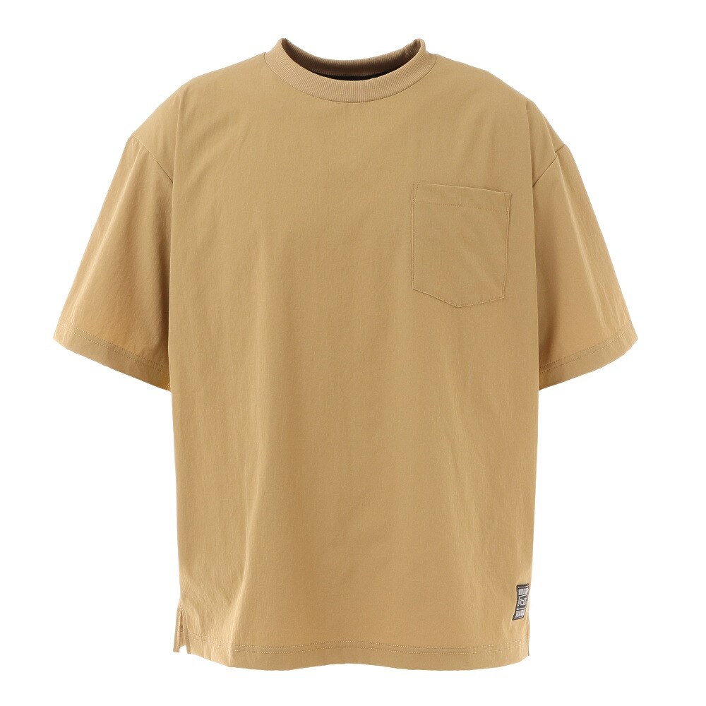  ナイロン ポケット付きTシャツ 869R1ES6259 BEG
