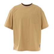 ライズ（RYZ）（メンズ）ナイロン ポケット付きTシャツ 869R1ES6259 BEG