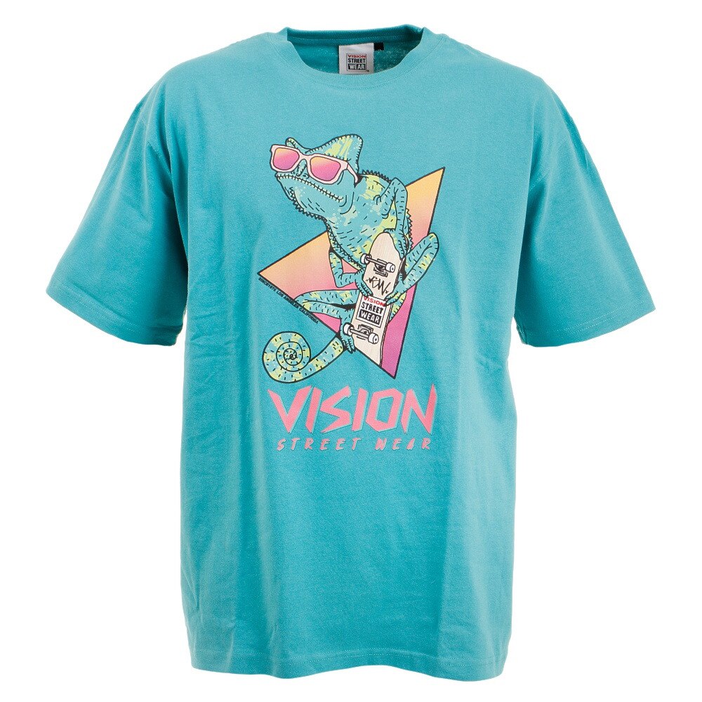  カメレオンイラスト 半袖Tシャツ 1505004-53 EGR