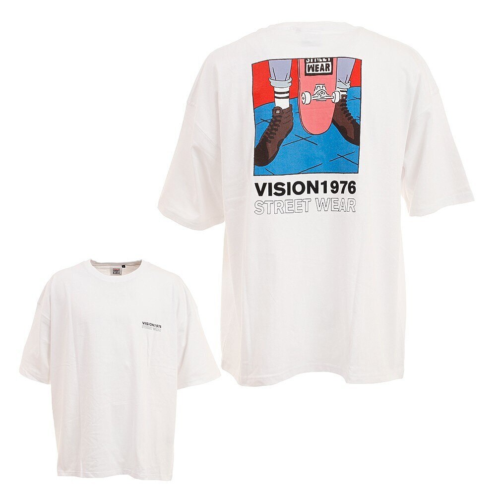 シューズイラストbig 半袖tシャツ 07 Wht ヴィジョン スーパースポーツゼビオ シューズイラストbig 半袖tシャツ 07 Wht ヴィジョン スーパースポーツゼビオ